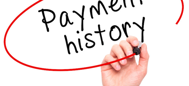 Bill payment history